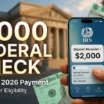 $2,000 Federal Deposit Checks