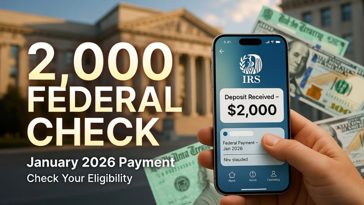 $2,000 Federal Deposit Checks