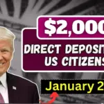 Federal $2,000 Deposit Arriving January 2026